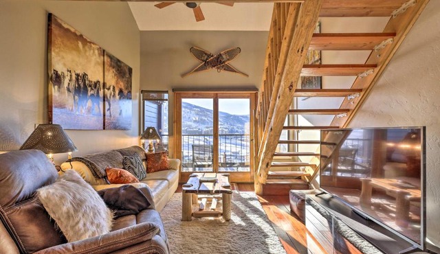 Steamboat Ski Getaway w/Balcony & Resort Views!