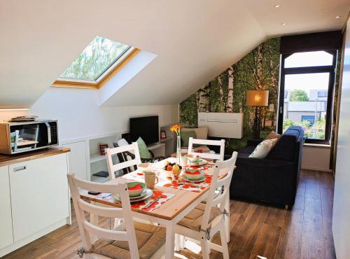 Studio 4 pers avec balcon et jardin