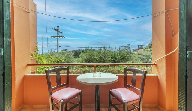 Studio Apartment "Arianna Studio Ground Floor 2" with Sea View, Shared Pool & Wi-Fi
