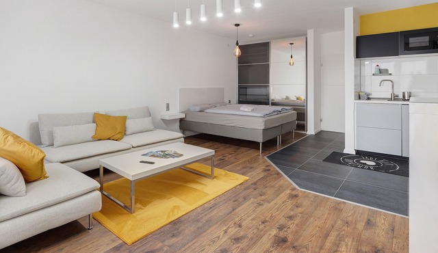 Studio Apartment 'Ferienwohnung Sally' with Mountain View, Pool and Balcony