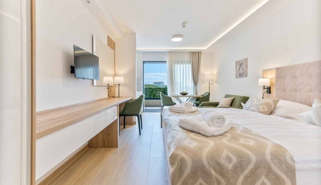 Studio flat with terrace Promajna, Makarska (AS-20940-f)