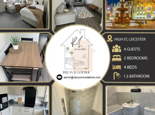 Stylish Barwell Home C with Free Parking - Sleeps 4