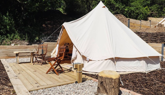 Sunflower Saddle luxury bell tent glamping