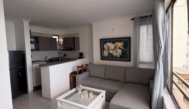 Tranquil 2-bedroom apartment with AC in Cartagena de Indias