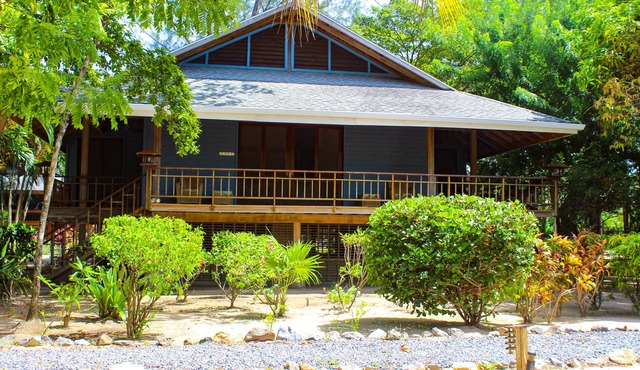 Tranquil Beachfront Bungalow In Private, Gated, Eco-Dive Resort Community.