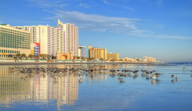 Two Bedroom Lock Off, Oceanfront, Luxury Condo, Daytona Beach, FL 3862554