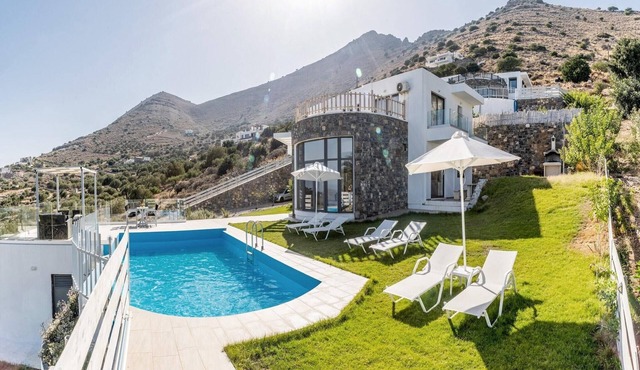 Villa in Elounda with Ocean Views & Pool