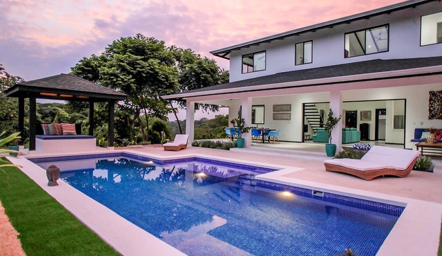 Villa Komodo at Cactus Blue Luxury Villas. Beautiful pool, views + garden.