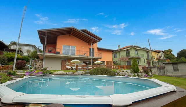 Villa Laura Private Pool and Garden near Lake Maggiore for 9, Besozzo, Italy