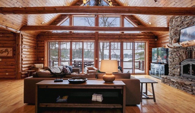 WFC Luxury Cabin Daggett Lake|Beach|Kayaks|Firepit