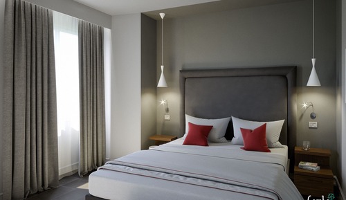 Double Room, 1 Double Bed, Balcony, Lake View