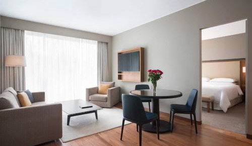 One-Bedroom King Suite with Sofa Bed and Balcony